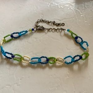 Multicolored Beaded Choker
